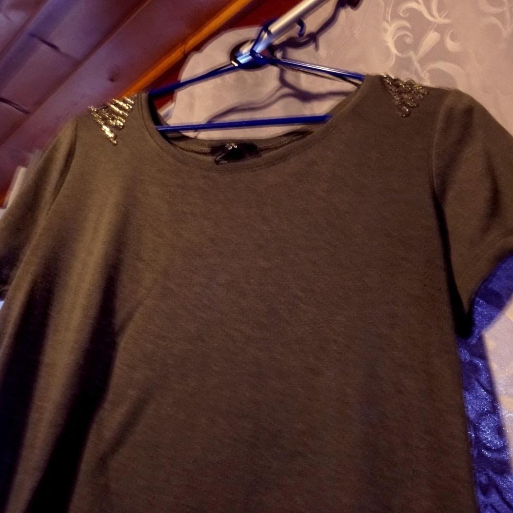H & M Size S top with fake rhinestones